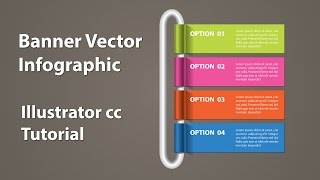 Graphic Design  banner Vector Infographic  illustrator CC Tutorial [upl. by Christabelle451]