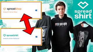 Spreadshirt Shop eröffnen oder Marktplatz auswählen  Print on Demand Dropshipping Tipps und Tricks [upl. by Ailegnave]