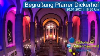 LIVE  Begrüßungsgottesdienst Pfarrer Ralf Dickerhof [upl. by Yeleen746]