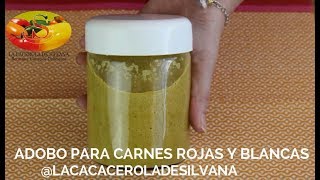 ADOBO PARA CARNES  SENCILLO Y RAPIDO  LA CACEROLA DE SILVANA [upl. by Tasha430]