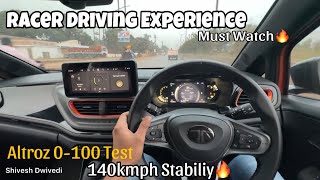 Tata Altroz Racer  Driving Experience  Acceleration Test  Refinement  Better Than I20 N Line [upl. by Eanat240]