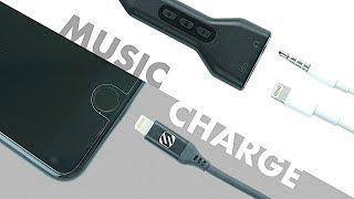 STRIKELINE ADAPTOR for iPhone78iPad  Music  Charge 2in1 Adaptor  Review [upl. by Annoid]