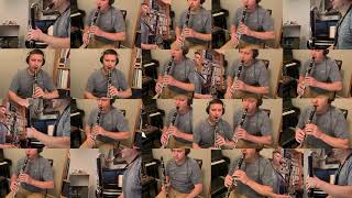 Shepherds Hey by Percy Grainger Darrin Thiriot Clarinets [upl. by Incrocci]