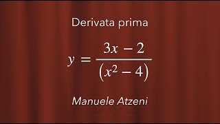 Esercizio 4 Derivata prima di funzione composta fratta [upl. by Ahsined]