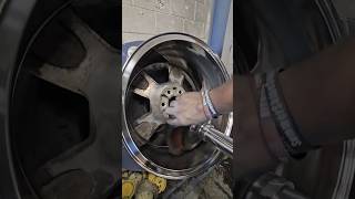 Machine Refinishing Cast Aluminum Wheel [upl. by Asalocin756]