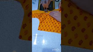 Blouse ki cutting ✂️✂️U back design cutting and stitching easy tarika youtubeshorts blouse [upl. by Nimad]