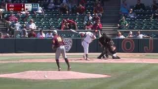 Baseball USC 7 ASU 3  Highlights 4619 [upl. by Imaj]