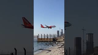 easyJet Landing at Gibraltar from Bristol 08 Aug 2024 [upl. by Mckeon757]