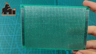 VB812D28S11  DoubleSide Prototype PCB printed Universal Circuit Board Veroboard 8x12cm dotted [upl. by Yrrak]