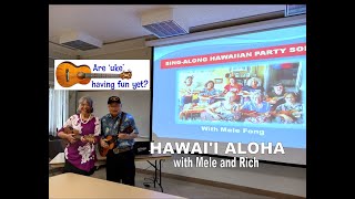 SingAlong with Mele Fong  Hawaii Aloha Song with story strum lyrics and chords [upl. by Gregg555]