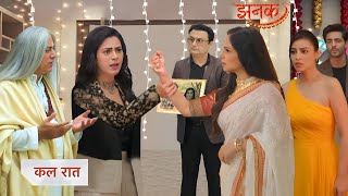 Sristi tries to slap Jhanak on anniversary Jhanak Serial Big Update 14 November [upl. by Webber]