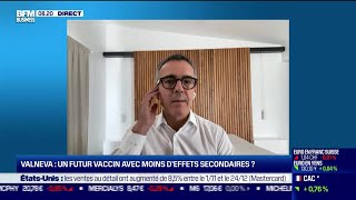 Franck Grimaud Valneva Un futur vaccin avec moins deffets secondaires [upl. by Chiaki537]