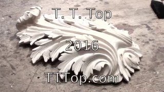 Wood carved Acanthus leaf [upl. by Ttoile302]