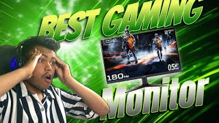 MY NEW GAMING MONITOR UNBOXING AND REVIEW  180HZ 💀 05MS RESPONSE TIME🔥 27quot FULL HD 😈 [upl. by Waters]