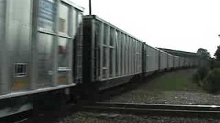 CSX southbound coal train in CordeleGA [upl. by Beaston]