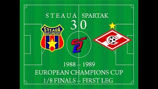 Steaua 30 Spartak Moscova 19881989 CCE [upl. by Wobniar]