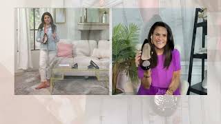 Clarks Collection Leather Ballet Flats Lorleigh Ave on QVC [upl. by Hawley151]