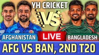 bangladesh vs afghanistan live match score  ban vs afg live 2nd t20 match today [upl. by Chere]