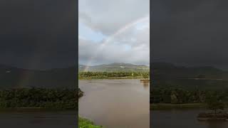 Rainbow  Near Kalusta Gowalkot Bridge  Chiplun Dist Ratnagiri [upl. by Roosnam]