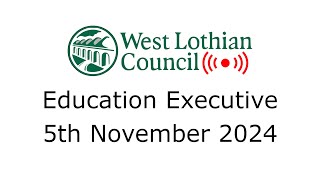 Education Executive  5th November 2024 [upl. by Balling]