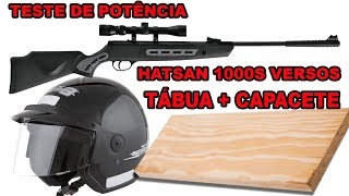 TESTE DE POTÊNCIA HATSAN 1000S VERSOS TÁBUA  CAPACETE [upl. by Faustena115]