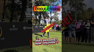 Tony Finau Power Swing  Image TrainingShort BackswingSuper long hitter golf 장타 pga [upl. by Notyarb]