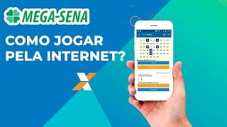 COMO JOGAR NA MEGA SENA ONLINE PELO APP DA CAIXA PARA CORRENTISTAS [upl. by Ohs]