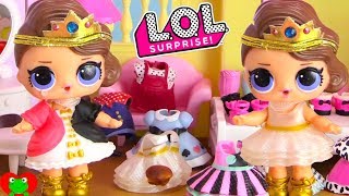 LOL Surprise Doll Posh Gets Ready for Party Wrong Clothes Dress and Shoes Toy Video [upl. by Dhiman]