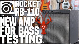 Ampeg Rocket RB110 Bass Amp  Our New Testing Platform for 2023  LowEndLobster Fresh Look [upl. by Orwin]