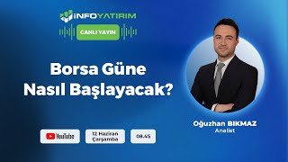 BORSA GÜNE NASIL BAŞLAYACAK Oğuzhan Bıkmaz Yorumluyor  İnfo Yatırım [upl. by Niasuh]