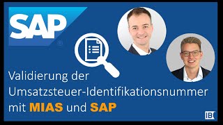 Validierung der Umsatzsteuer Identifikationsnummer UStIdNr bzw UID direkt in SAP [upl. by Dlonyer]