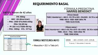 CASO CLINICO SEMANA 12 GRUPO 1 SOPORTE NUTRICIONAL [upl. by Berne]