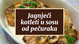 Jagnjeći kotleti u sosu od pečuraka [upl. by Ainesell]