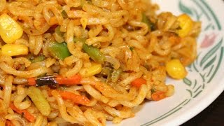 RAMEN MAGGIE VEG NOODLES RECIPE ENGLISH SRI LANKAN [upl. by Bat752]