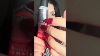 Blood triggers 🩸 ASMR FAKE BLOOD Vampire roleplay youtube video posted asmr shorts [upl. by Royd]