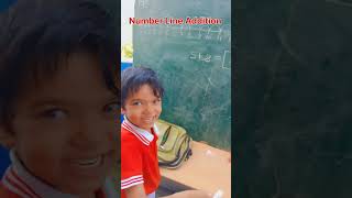 Number Line Addition Activity 🥰 ytshorts onedayexamstudyuptet [upl. by Mcguire]