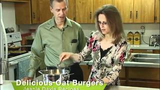 339  Raw Recipes RR08  Delicious Oat Burgers [upl. by Ripley535]