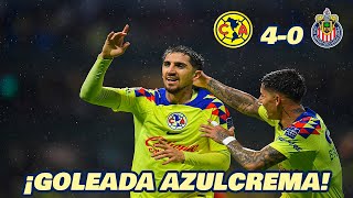 AMÉRICA GOLEA A CHIVAS EN EL CLASICO NACIONAL LIGA MX APERTURA 2023 JORNADA 8  EN ZONA FUT [upl. by Aihseym458]