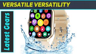 Smartwatch Bluetooth Call IP68 Waterproof Fitness Trackers Watch Review [upl. by Ahsote]