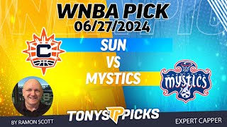 Connecticut Sun vs Washington Mystics 62724 WNBA Picks amp Predictions by Ramon Scott [upl. by Okia]