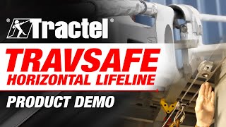 Tractel TravSafe Horizontal Lifeline Product Demonstration [upl. by Hereld]