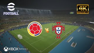 eFootball 2024  Colombia vs Portugal  Nueva jugabilidad  NEXT GEN XBOX SERIES X 4K 60FPS [upl. by Notse]