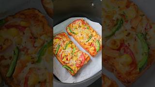 Bread Pizza 🍕 viralvideo recipe food streetfoodcookingvlogshortvideo [upl. by Franzoni]