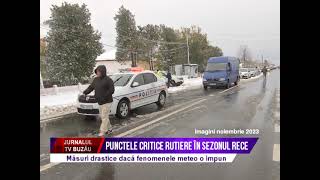 Punctele critice rutiere in sezonul rece [upl. by Idid]