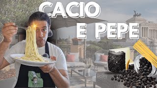 Cacio e Pepe in 5 MINUTI 🍝🤤  Super Cremosa [upl. by Ssenav628]