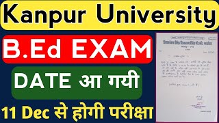 CSJM  BEd EXAM DATE आ गयी । Official Date Sheet of CSJM  BY SP SIR [upl. by Groveman968]