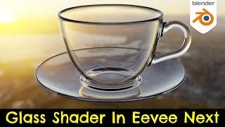 How to Make Transparent Glass In Blender 42 Eevee Next [upl. by Nylekoorb390]