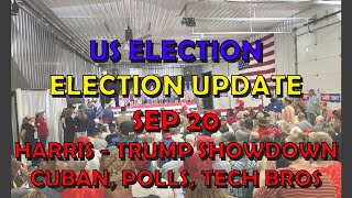 US Politics Weekly Election Extra TrumpHarris Showdown  Cuban Polls Rallies amp Tech Bros [upl. by Ttimme]