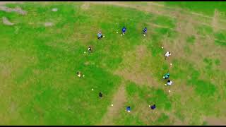 Aerial Shot Titchfield High School Football Training OneTitch Shots of Jamaica [upl. by Linder]