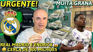 😱 É MUITA GRANA PALMEIRAS E REAL MADRID SE APROXIMAM DE ACERTO POR ENDRICK 400 MILHÕES É D 👏🏻 [upl. by Gazo]